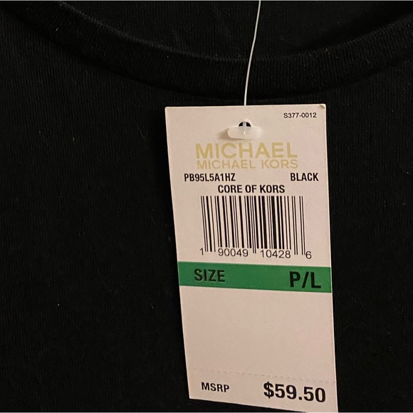 NWT Michael KORS black top - Picture 2 of 6